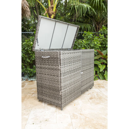 Panama Jack Graphite Cushion Storage Cart With Doors PJO-1601-GRY-CS (DISCONTINUED) - BetterPatio.com