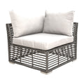 Panama Jack Graphite Modular Corner Unit with Cushions