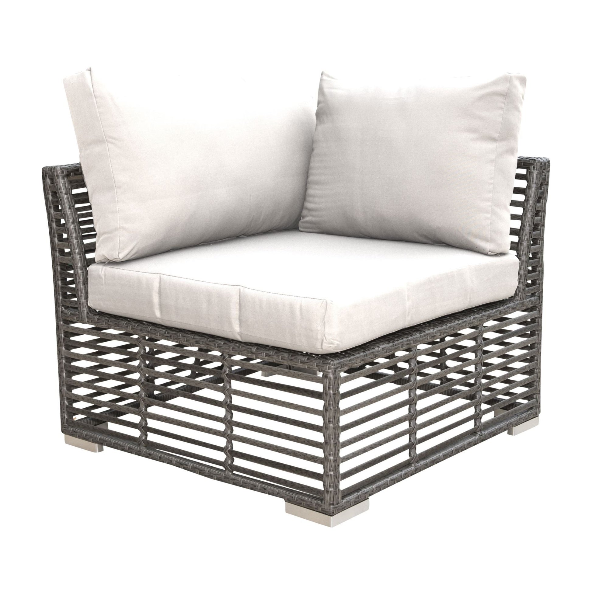 Panama Jack Graphite Modular Corner Unit PJO-1601-GRY-C - BetterPatio.com