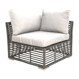 Panama Jack Graphite Modular Corner Unit with Cushions