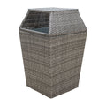 Panama Jack Graphite Garbage Bin PJO-1601-GRY-GB