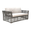 Panama Jack Graphite Loveseat with Cushions
