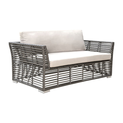Panama Jack Graphite Loveseat  PJO-1601-GRY-LS - BetterPatio.com