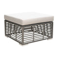 Panama Jack Graphite Square Ottoman PJO-1601-GRY-OT-CUSH