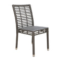 Panama Jack Graphite Stackable Side Chair