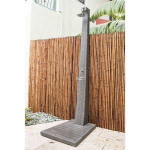 Panama Jack Graphite Patio Shower With Stand PJO-1601-GRY-SH - BetterPatio.com