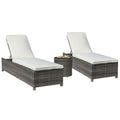Panama Jack Bridgehampton 3 Piece Chaise Set PJO-1701-GRY-3CL-CUSH
