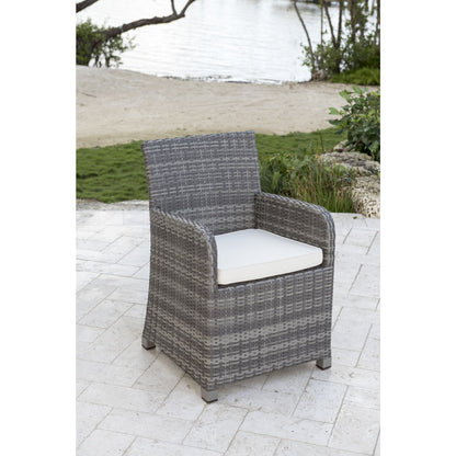 Panama Jack Bridgehampton Woven Armchair w/cushion PJO-1701-GRY-AC-CUSH - BetterPatio.com