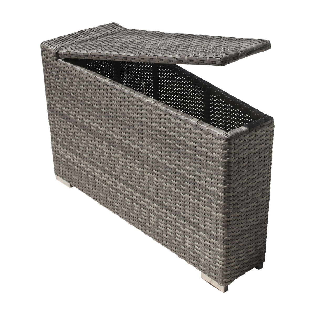 Panama Jack Bridgehampton Arm w/lid PJO-1701-GRY-A - BetterPatio.com