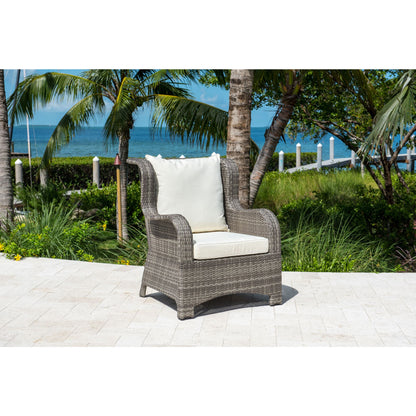 Panama Jack Bridgehampton Occasional Chair w/cushion PJO-1701-GRY-OC - BetterPatio.com