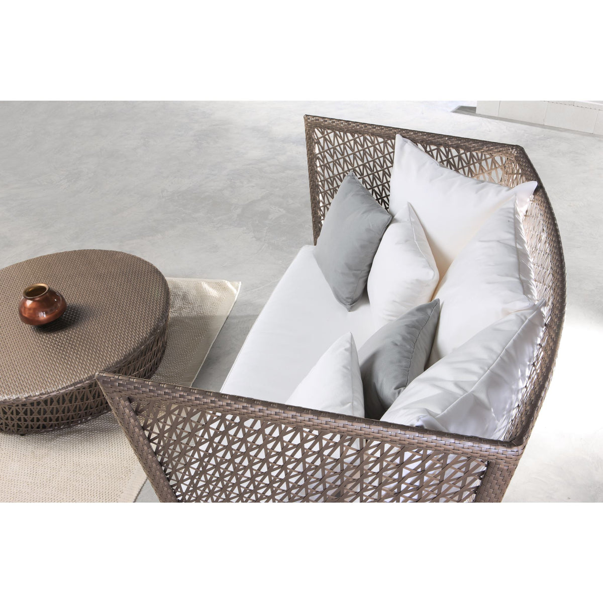 Panama Jack Maldives 4 Piece Seating Set w/cushions PJO-1801-GRY-4PS - BetterPatio.com