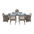 Panama Jack Maldives 7 Piece Dining Set with Armchairs PJO-1801-GRY-7DS