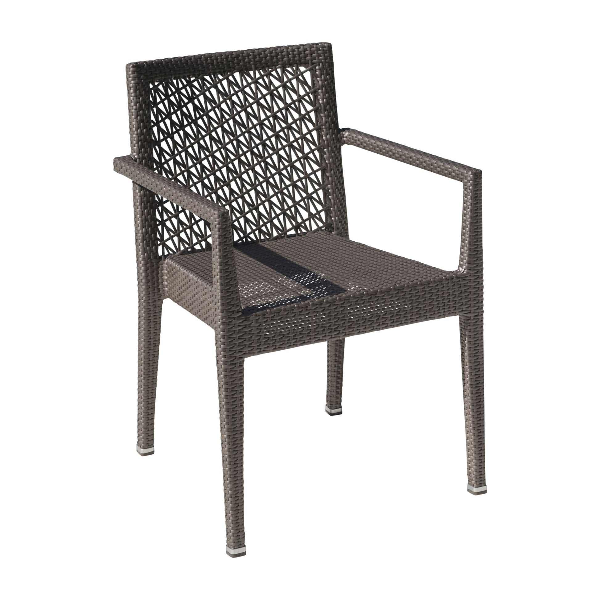 Panama Jack Maldives Stackable Armchair PJO-1801-GRY-AC - BetterPatio.com