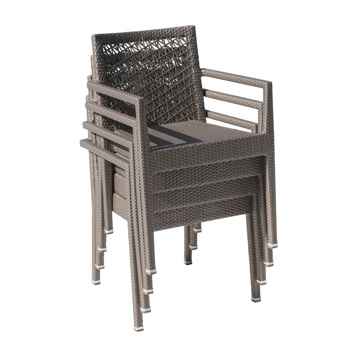 Panama Jack Maldives Stackable Armchair PJO-1801-GRY-AC - BetterPatio.com
