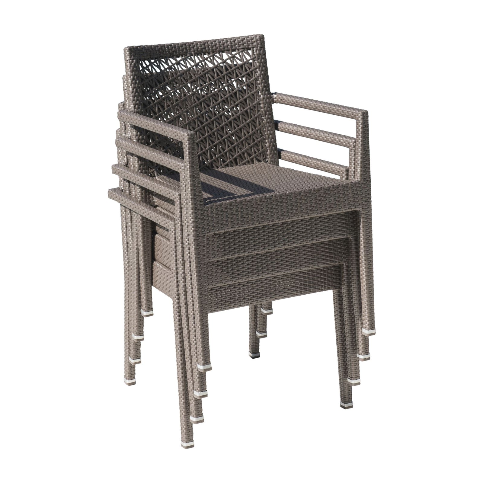 Panama Jack Maldives Stackable Armchair PJO-1801-GRY-AC - BetterPatio.com