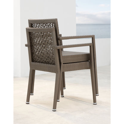 Panama Jack Maldives Stackable Armchair PJO-1801-GRY-AC - BetterPatio.com