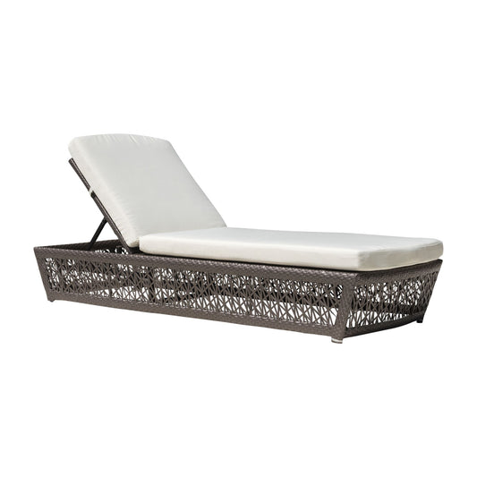 Panama Jack Maldives Chaise Lounger w/cushion PJO-1801-GRY-CL-CUSH - BetterPatio.com