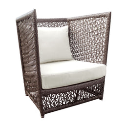 Panama Jack Maldives Lounge Chair w/cushion PJO-1801-GRY-LC