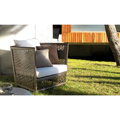 Panama Jack Maldives Lounge Chair w/cushion PJO-1801-GRY-LC - BetterPatio.com