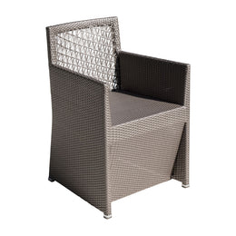 Panama Jack Maldives Woven Dining Chair PJO-1801-GRY-SC