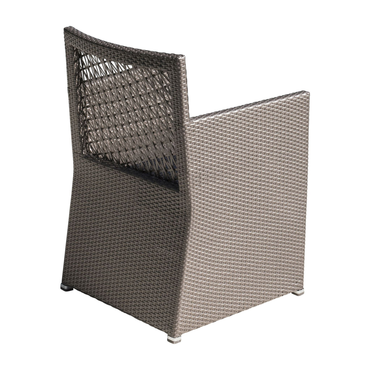 Panama Jack Maldives Woven Dining Chair w/cushion PJO-1801-GRY-SC-CUSH - BetterPatio.com