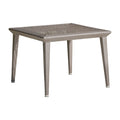 Panama Jack Maldives Square Table w/glass PJO-1801-GRY-40-GLASS