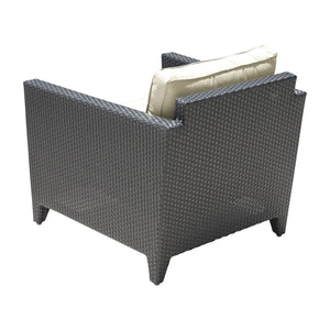 Panama Jack Onyx Lounge Chair w/cushion PJO-1901-BLK-LC - BetterPatio.com