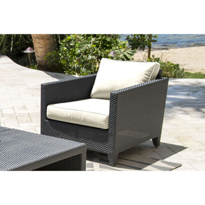 Panama Jack Onyx Lounge Chair w/cushion PJO-1901-BLK-LC - BetterPatio.com
