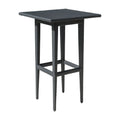 Panama Jack Onyx Square Pub Table PJO-1901-BLK-PT-GLASS