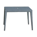 Panama Jack Onyx Square Table w/glass PJO-1901-BLK-SQ-GLASS