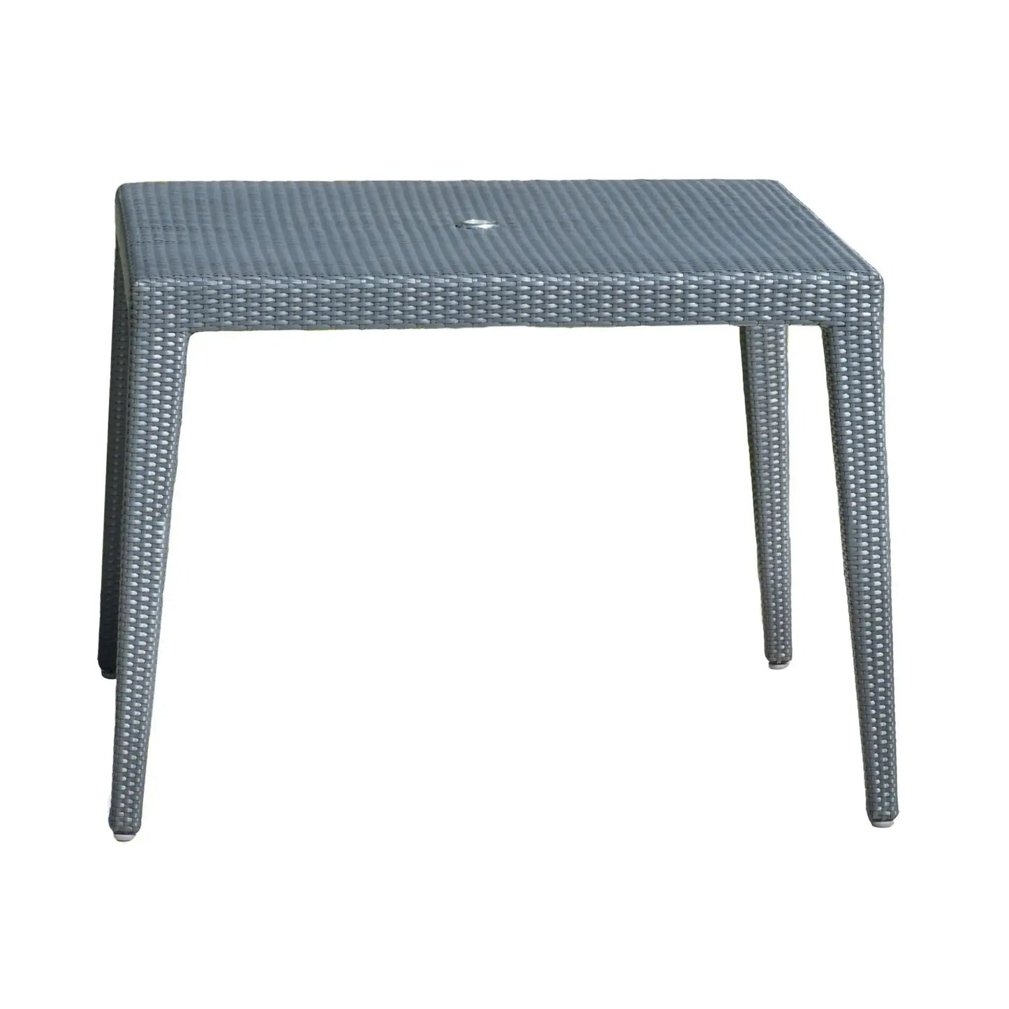Panama Jack Onyx Square Table w/glass PJO-1901-BLK-SQ-GLASS - BetterPatio.com