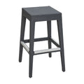 Panama Jack Onyx Backless Barstool