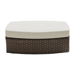 Panama Jack Big Sur Ottoman w/cushion PJO-2101-BRN-OT-CUSH