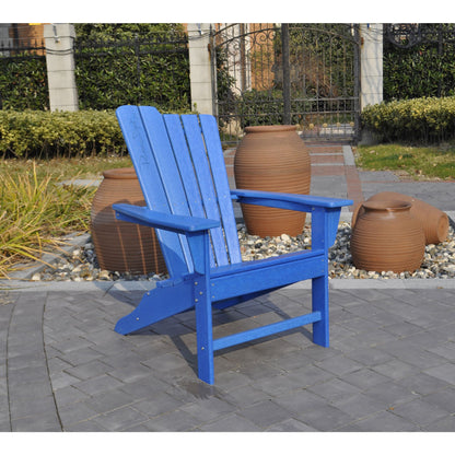 Panama Jack Blue Outdoor Adirondack Chair PJO-4001-BLU-AD - BetterPatio.com