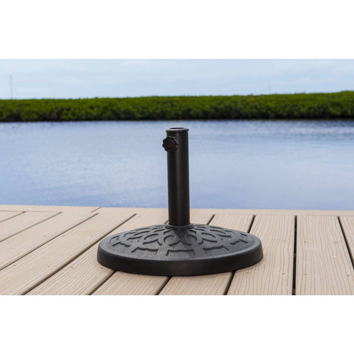 Panama Jack Resin Umbrella Base For Dining Tables (25 Lbs.) PJO-6001-ESP-RB - BetterPatio.com