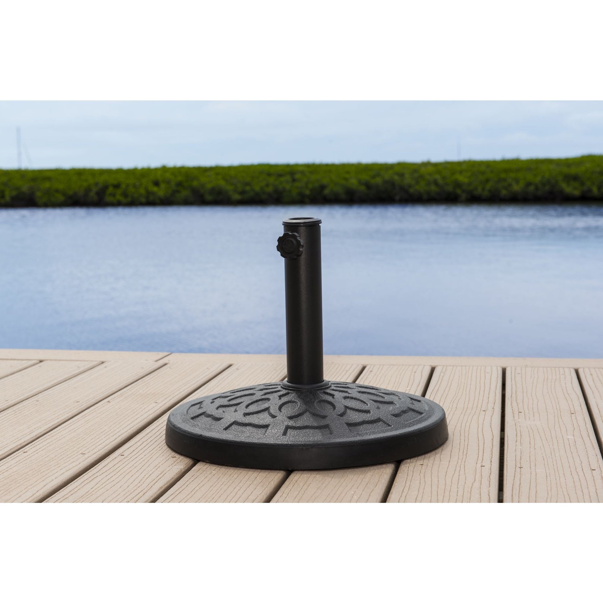 Panama Jack Resin Umbrella Base For Dining Tables (25 Lbs.) PJO-6001-ESP-RB - BetterPatio.com