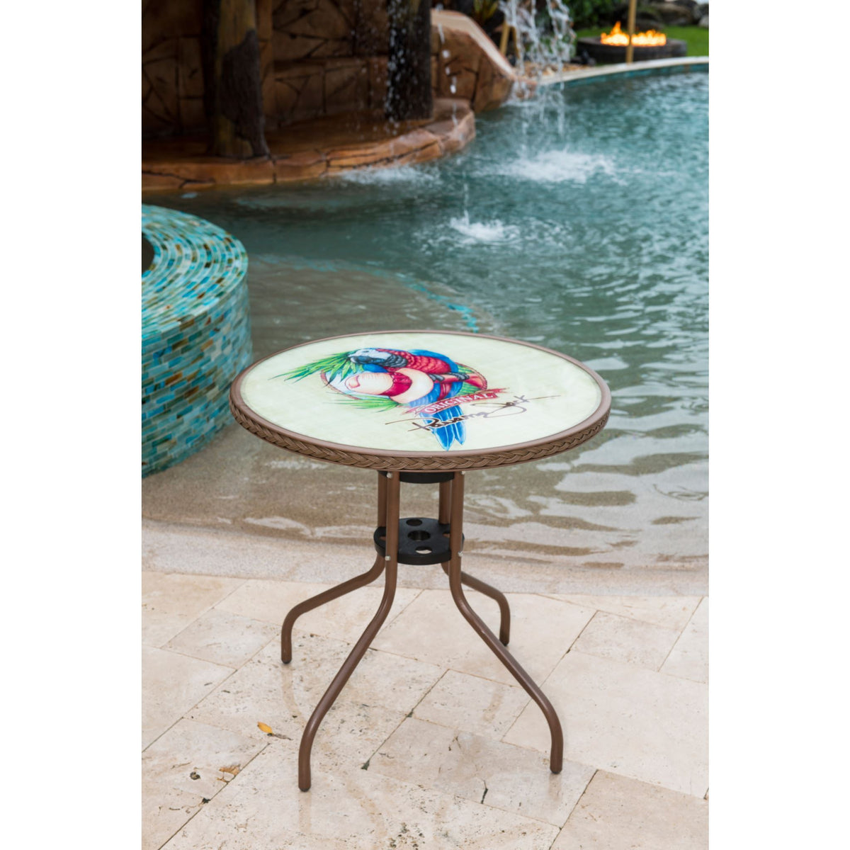 Panama Jack Café Parrot Bistro Table PJO-9001-ESP-BTP - BetterPatio.com