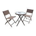 Panama Jack Café 3 PC Bistro Set Folding Sling PJO-9001-ESP-3PC