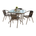 Panama Jack Cafe 5 PC Woven Dining Set