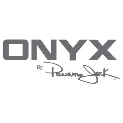 Panama Jack Onyx Square Pub Table PJO-1901-BLK-PT-GLASS - BetterPatio.com