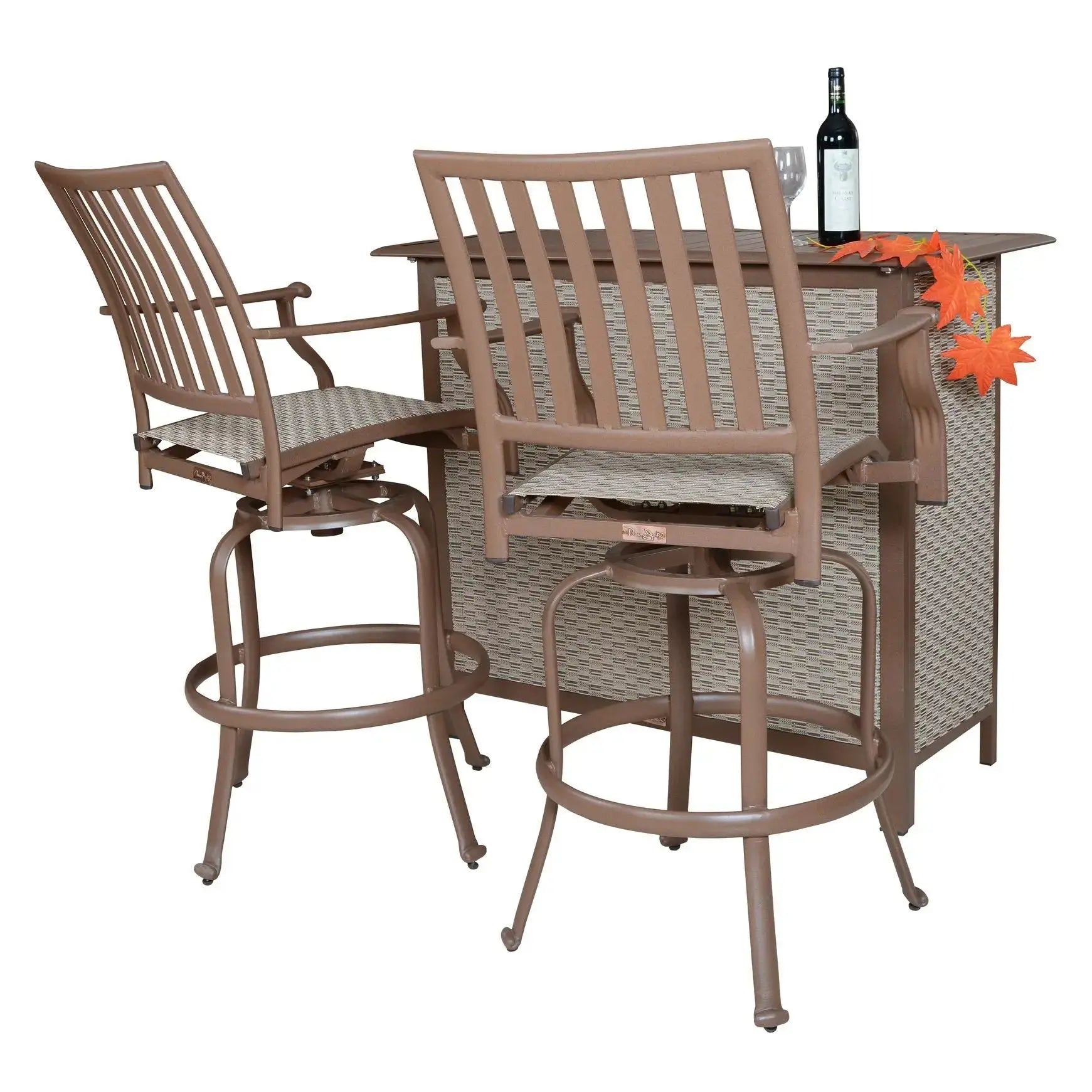 Panama Jack Island Breeze 3 Piece Slatted Bar Set PJO-1001-ESP-3PSB - BetterPatio.com