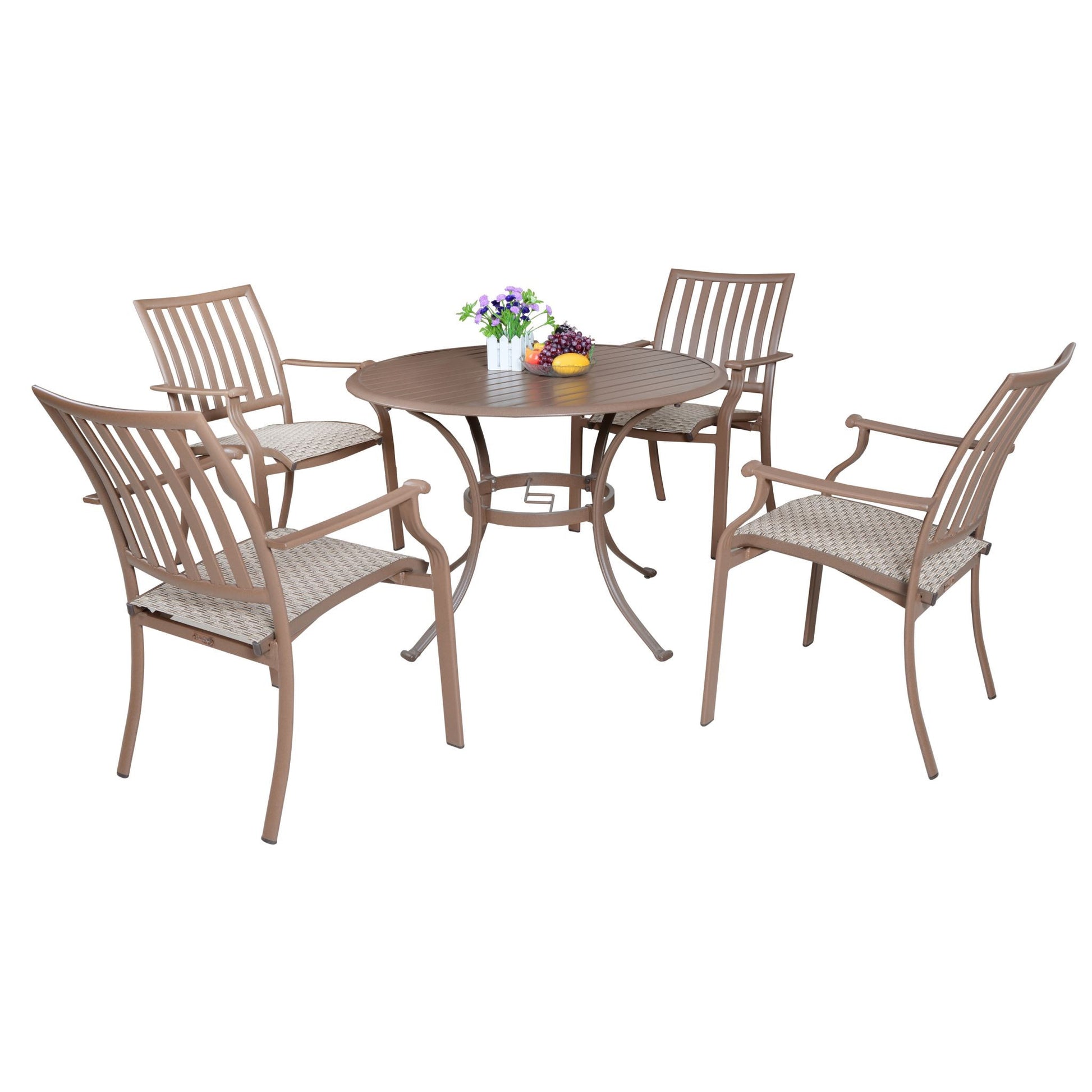 Panama Jack Island Breeze 5 Piece Dining Set PJO-1001-ESP-5PC - BetterPatio.com