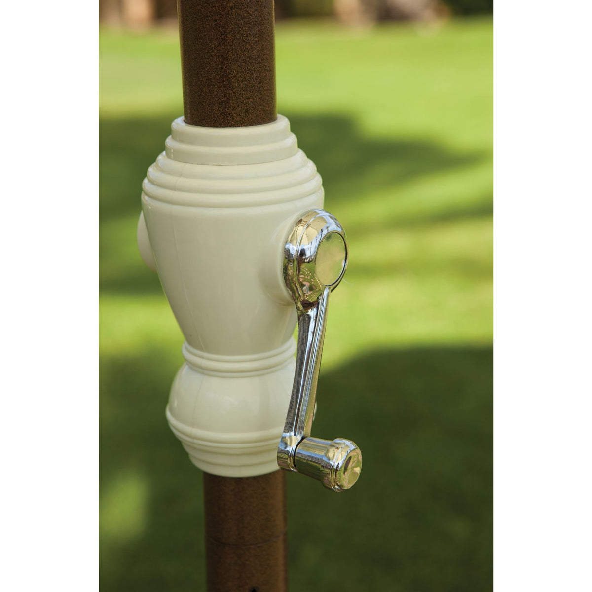 Panama Jack 9 ft Aluminum Patio Tilt Umbrella with Crank