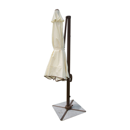 Panama Jack Island Breeze 10 Foot Cantilever Umbrella with Base PJO-6001-ESP-CU - BetterPatio.com