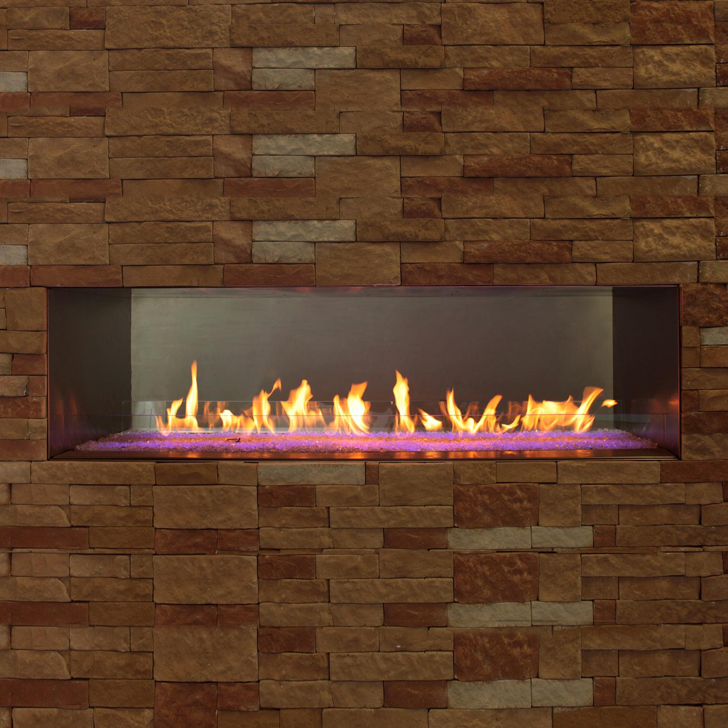 Empire Comfort SystemsEmpire Carol Rose 48 Inch Outdoor Linear Gas Fireplace with Crushed Glass, Liquid Propane - OLL48FP12SP OLL48FP12SP- BetterPatio.com