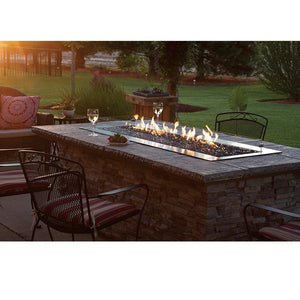 Empire Comfort SystemsEmpire Carol Rose Outdoor Linear Fire Pit, Manual Ignition with Multicolor LED Lighting OL48TP18N- BetterPatio.com