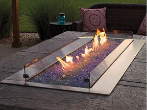 Empire Comfort SystemsEmpire Carol Rose Outdoor Linear Fire Pit, Manual Ignition with Multicolor LED Lighting OL48TP18N- BetterPatio.com