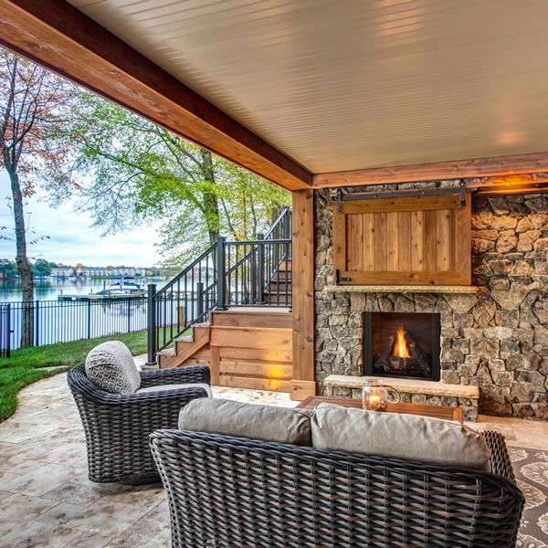 Majestic Courtyard 36 Inch Single Sided Gas Outdoor Fireplace - BetterPatio.com