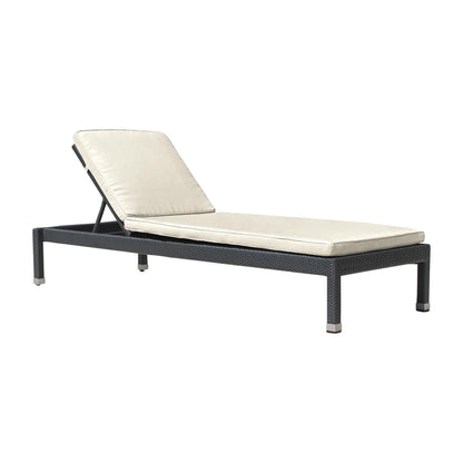 Panama Jack Onyx Chaise Lounge w/cushion PJO-1901-BLK-CL-CUSH - BetterPatio.com