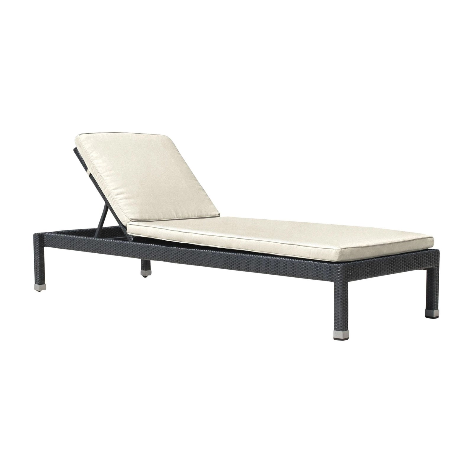 Panama Jack Onyx Chaise Lounge w/cushion PJO-1901-BLK-CL-CUSH - BetterPatio.com